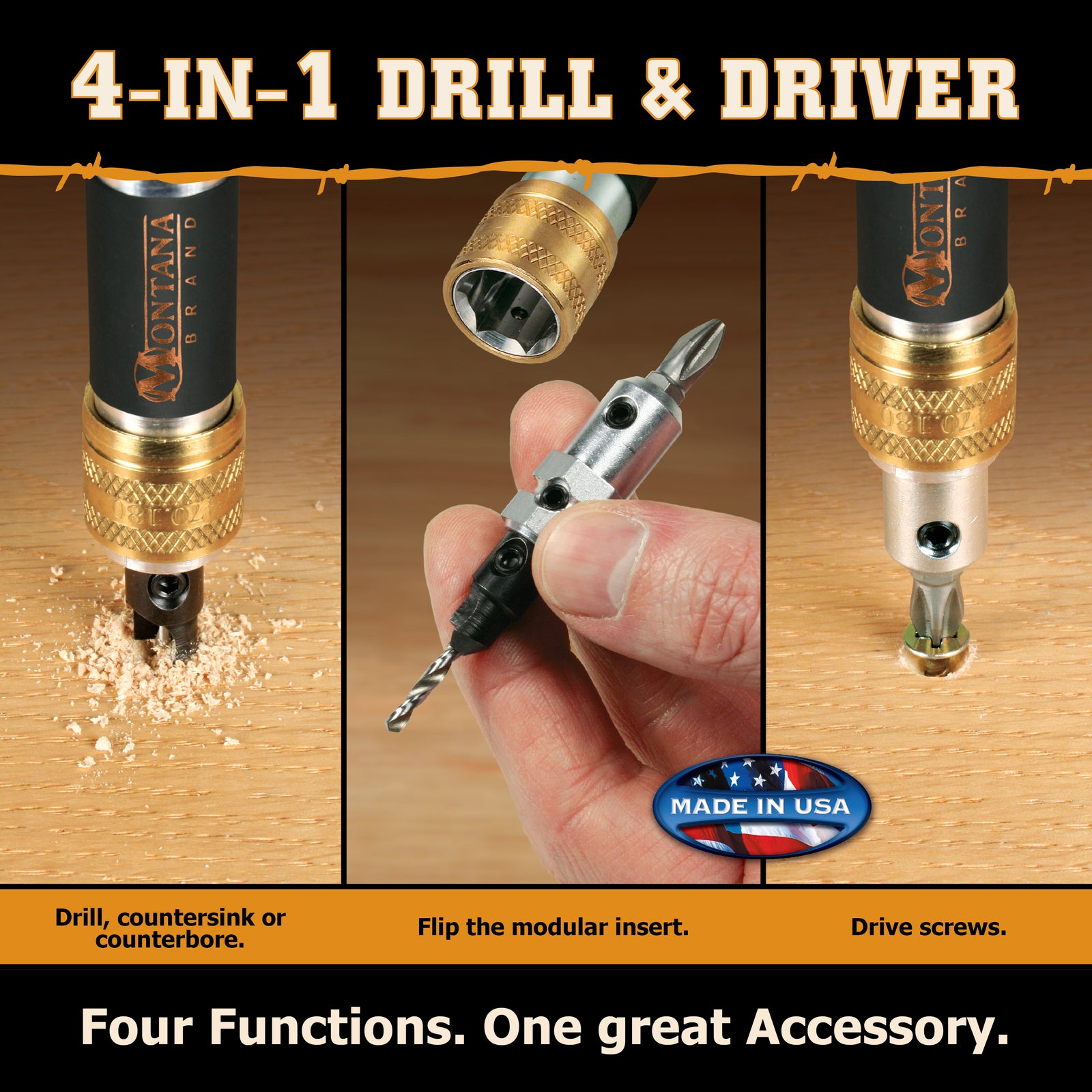 High quality, superior performance drilling and driving accessories made  with pride in the USA.