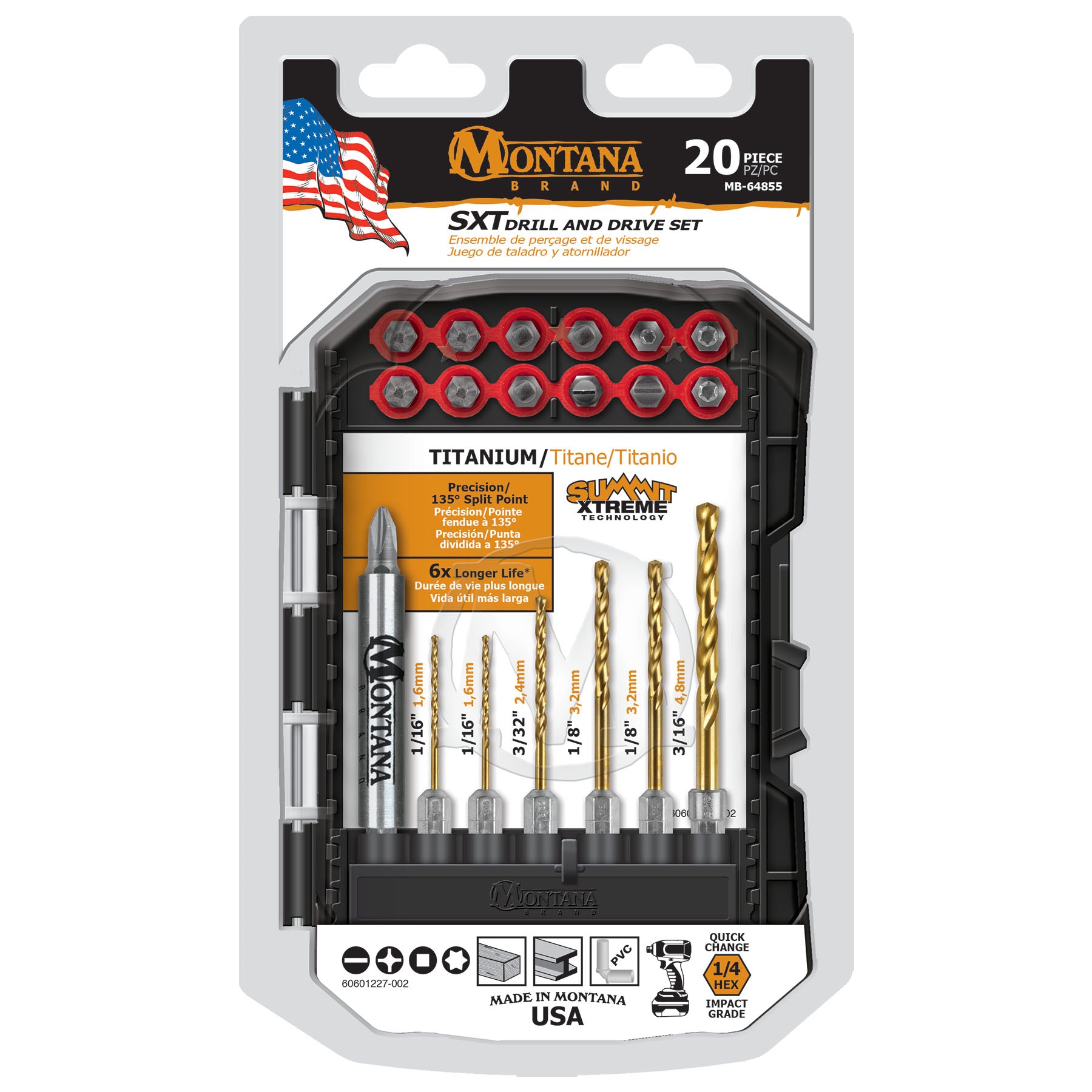 30 Piece Drilling And Driving Set, Metallic